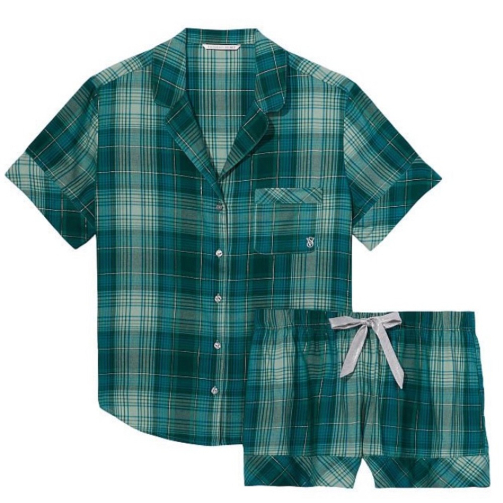 Brand new! Victoria’s Secret flannel pj short set